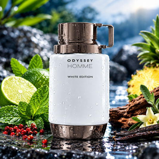 Odyssey Homme White Edition Eau de Parfum 100ml – Fresh Woody Fragrance