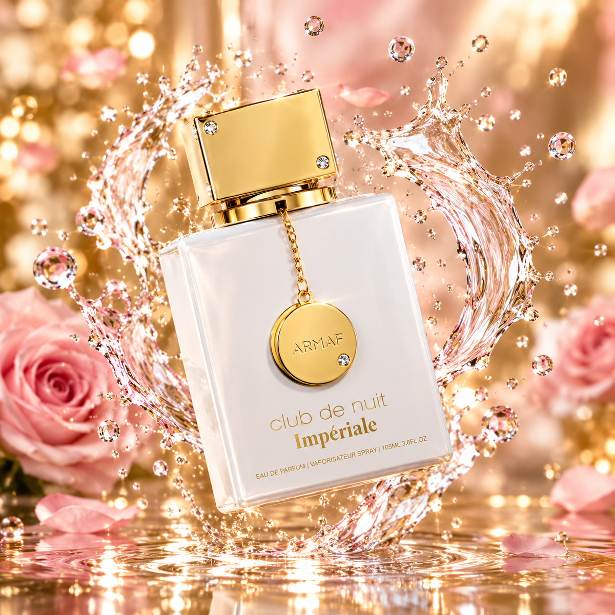 ARMAF Club de Nuit White Imperiale Eau de Parfum 105ml – Luxurious Floral, Fruity & Woody Fragrance – Unisex