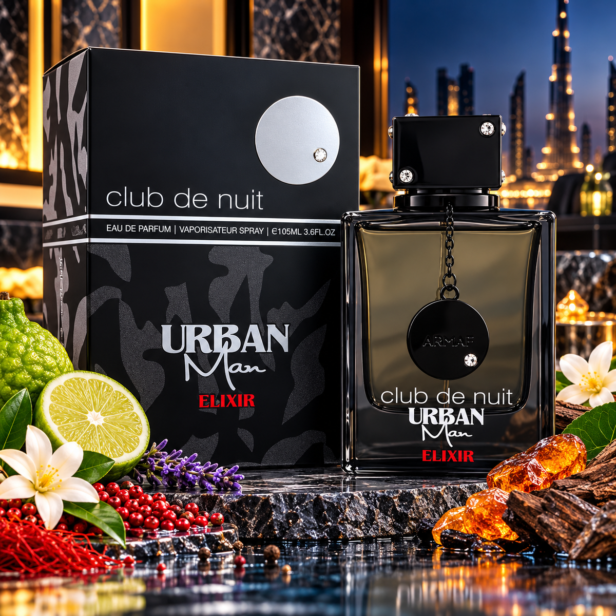 ARMAF CLUB DE NUIT URBAN MAN ELIXIR EAU DE PARFUM FOR Unisex 105ML / 3.6 FL OZ