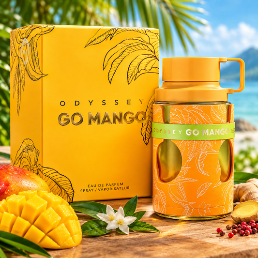 ARMAF Odyssey Go Mango Tropical Collection Eau de Parfum 100ml – Fruity, Tropical & Sweet Fragrance – Unisex