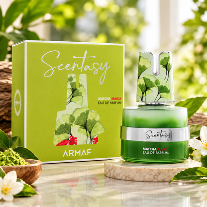 Armaf Scentasy Matcha Magix Eau de Parfum 100ml Unisex Fresh Green Tea Citrus Fragrance