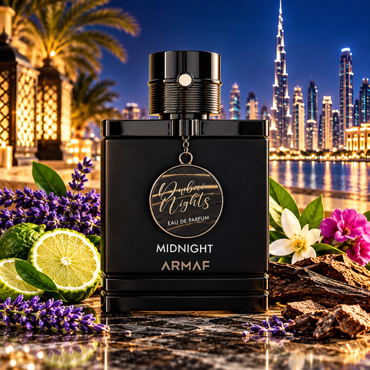 Armaf Dubai Nights Midnight Eau de Parfum 100ml Unisex Fougère Bergamot Lavender Fragrance
