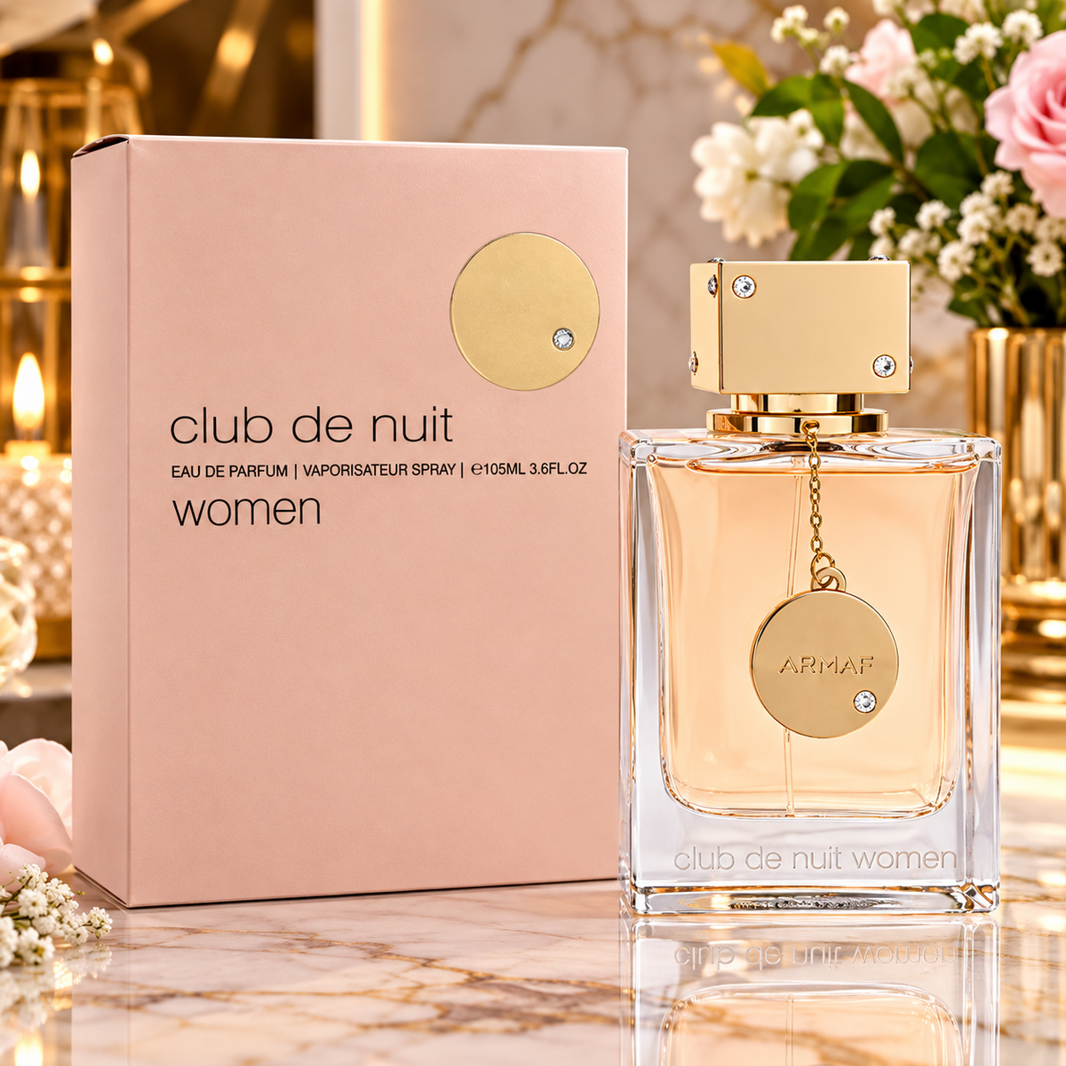 ARMAF Club de Nuit Woman Eau de Parfum 105ml – Elegant Floral & Fruity Fragrance for Women
