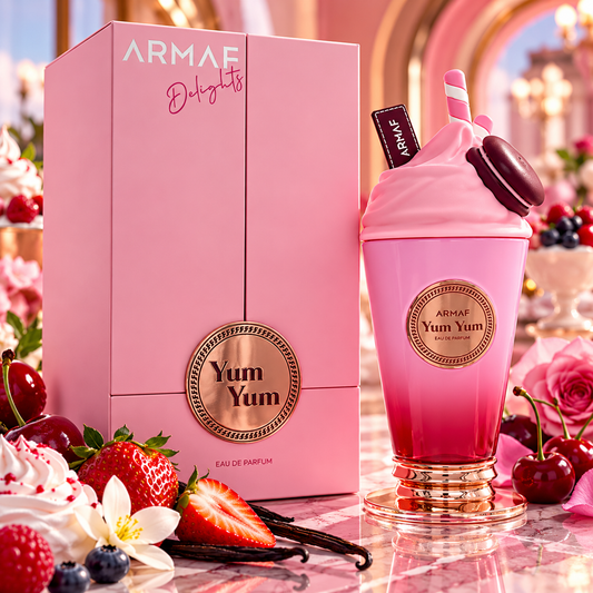 Armaf Delights Yum Yum Eau de Parfum 100ml Unisex Sweet Fruity Floral Fragrance