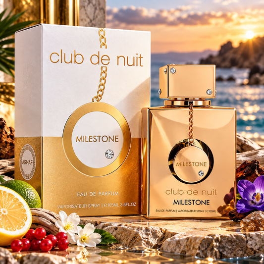 Armaf Club de Nuit Milestone Eau de Parfum 105ml Unisex Perfume Fresh Marine Citrus Fragrance