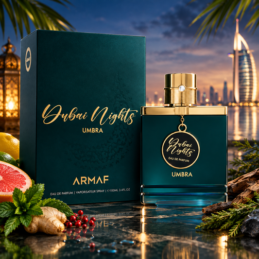 ARMAF Dubai Nights Umbra EDP 100ml Unisex Perfume – Fresh Citrus Aquatic Fragrance