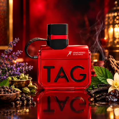 ARMAF TAG HIM UOMO ROSSO Eau de Parfum 100ml – Amber, Spicy & Vanilla Fragrance – Unisex Store Category