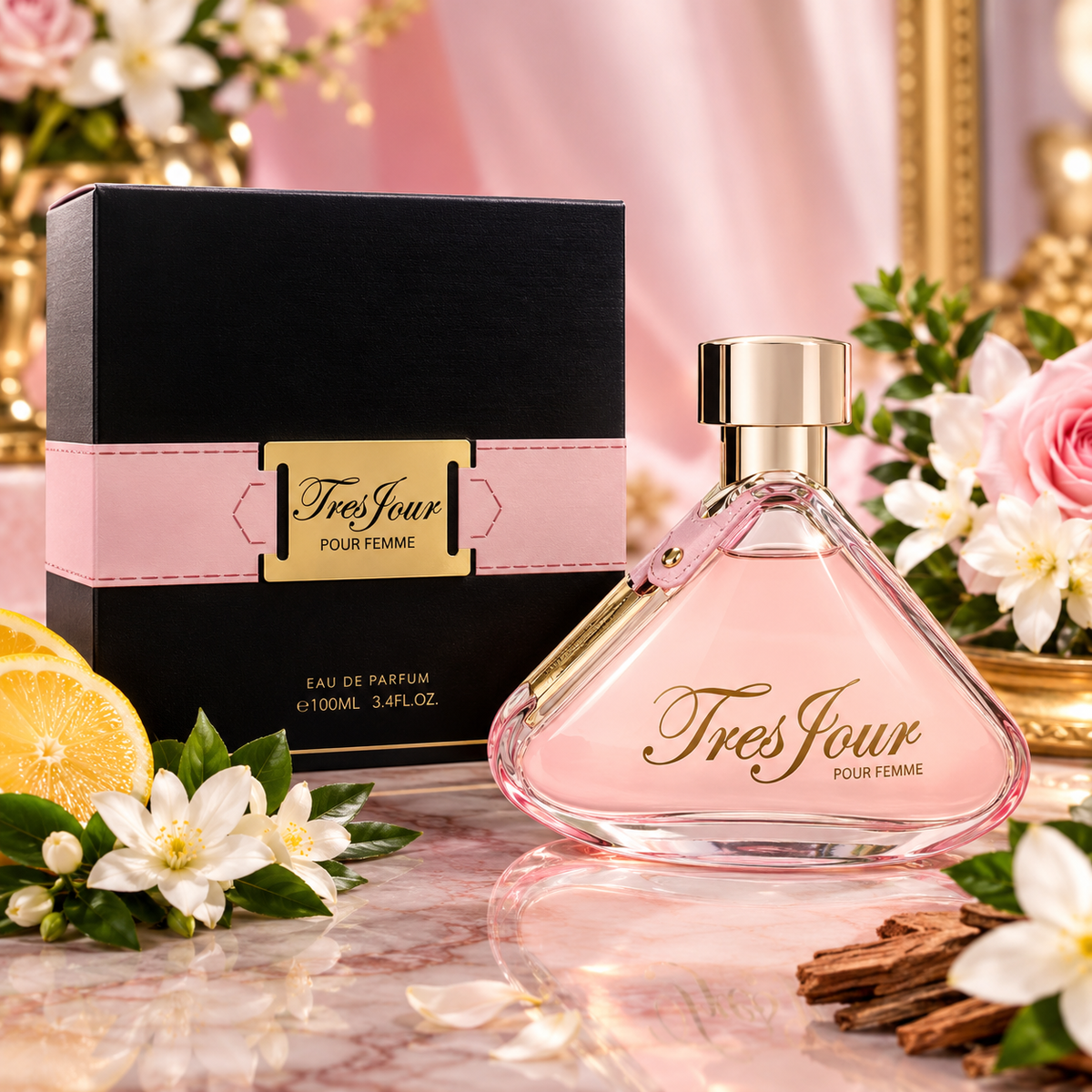 ARMAF Tres Jour Eau de Parfum 100ml – Floral Fresh Woody Unisex Perfume